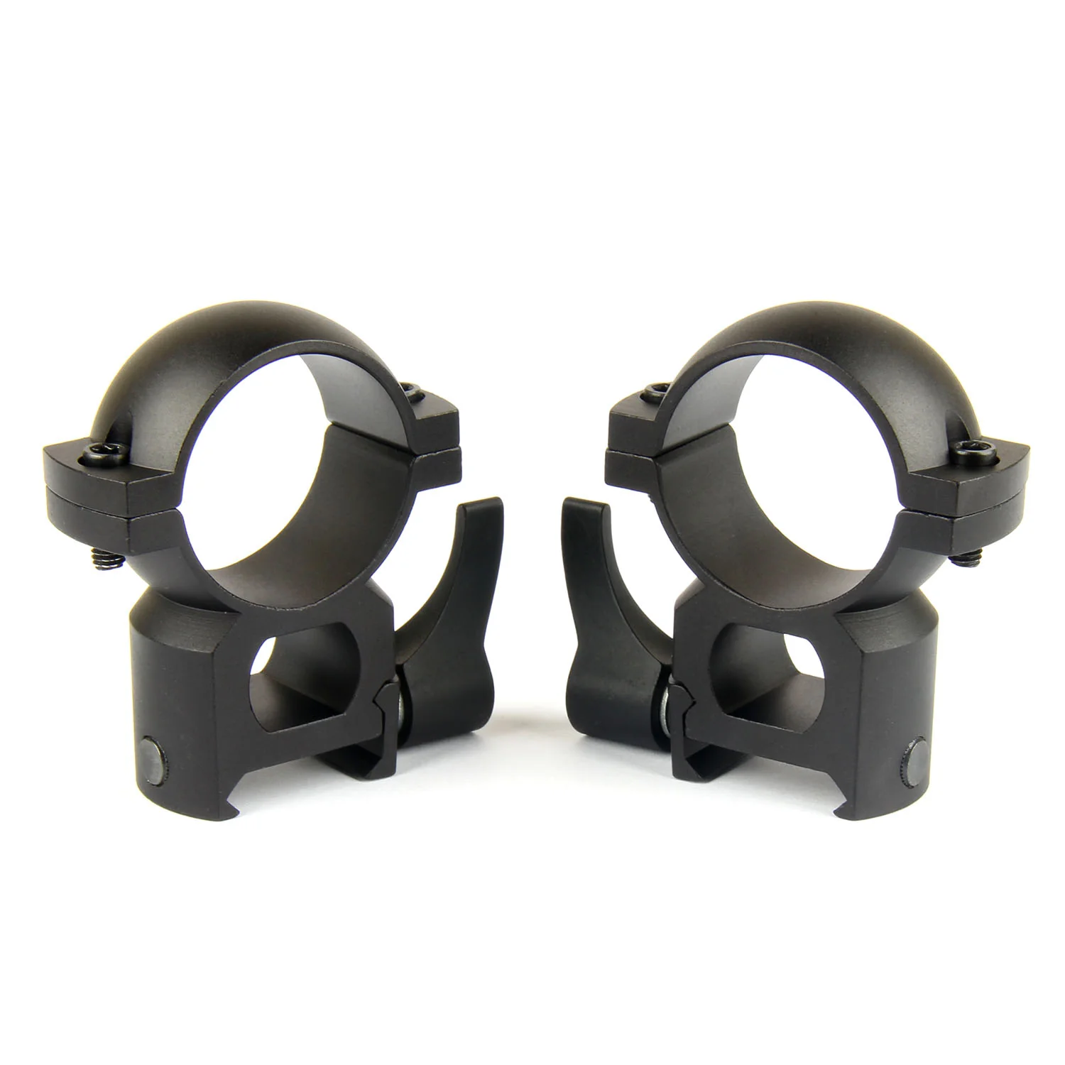 30mm Diameter Scope Rings with Quick Detach Lever for Picatinny & Weaver - Image 6