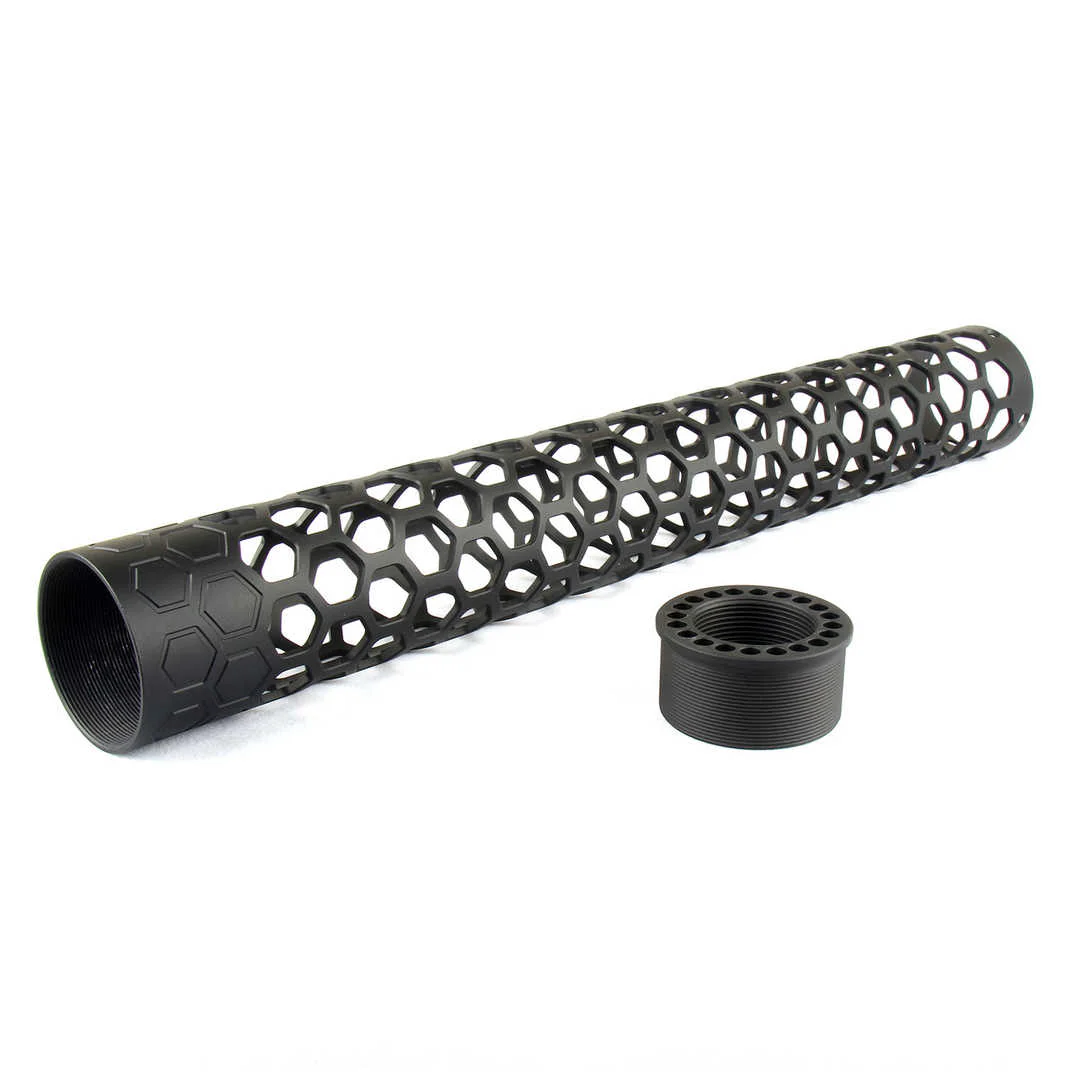 AR-15 15" Super light Free Float Round Hollow Out Handguard - Image 3