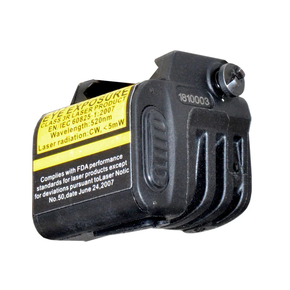 Compact Pistol Green Laser Sight for Picatinny Rails, with Ambidextrous On/Off Switch - Image 3