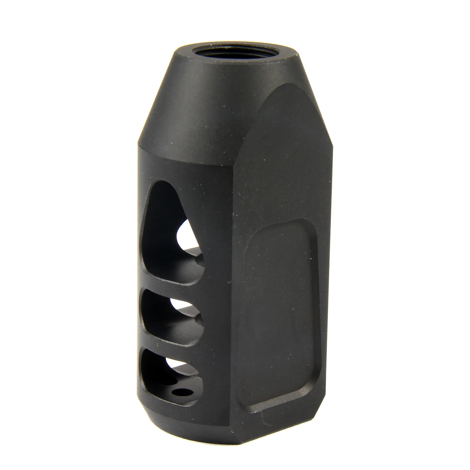 9MM Tanker Style Muzzle Brake 1/2x28 TPI Compensator - Image 5
