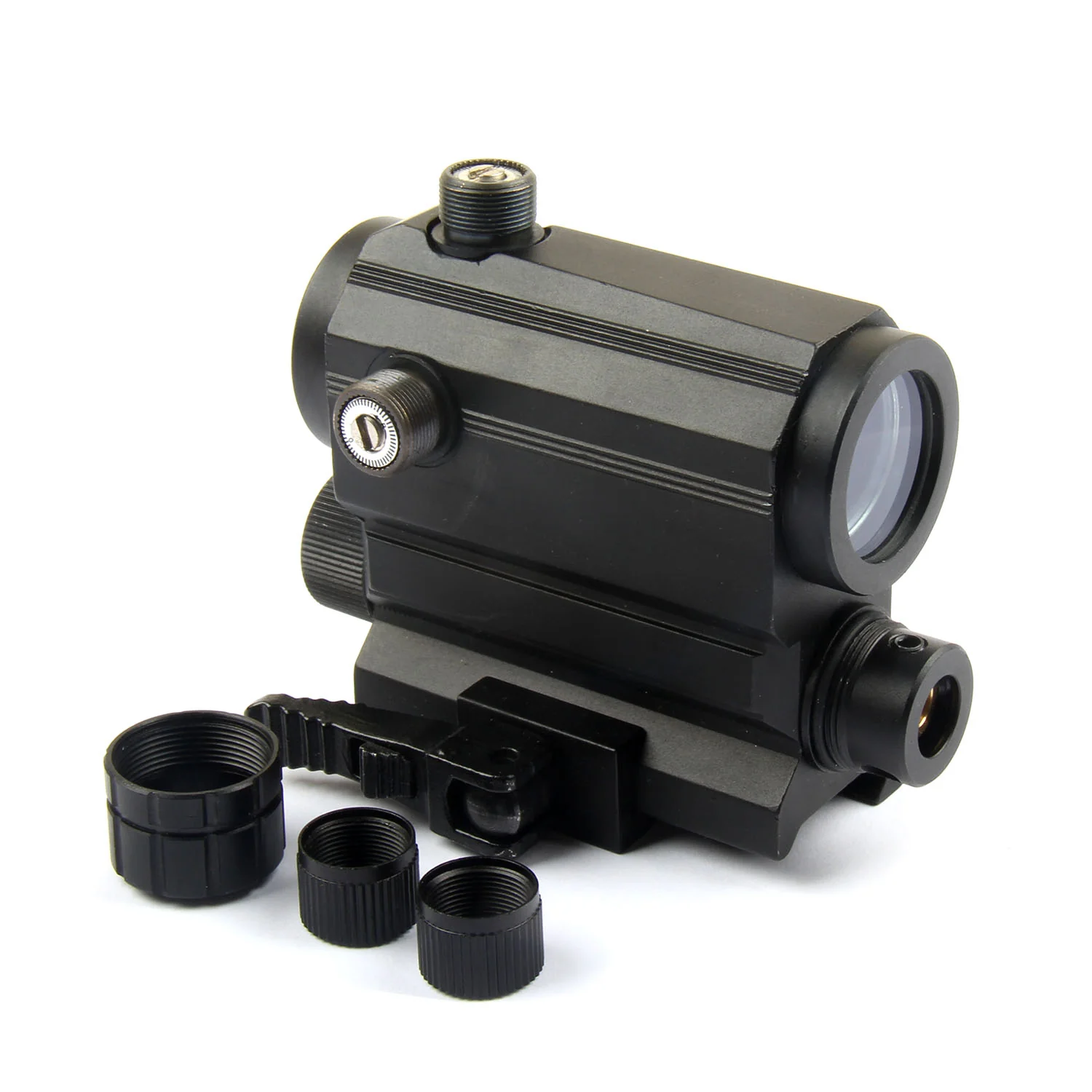 Reflex Green / Red Dot Sight Scope & Laser Sight Combo 20MM Rail Mount - Image 5