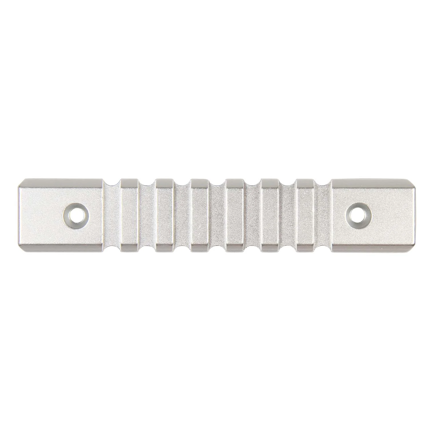SILVER 3PCS COMBO M-Lok ALUMINUM Rail Mount Handguard Section 7 5 5 Slot Picatinny Weaver - Image 6
