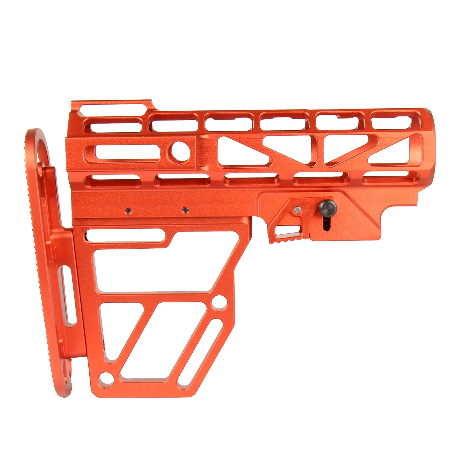 Skeletonized Mil Spec 6 Position Buttstock Anodized Aluminum for 223/5.56/308 - Image 10
